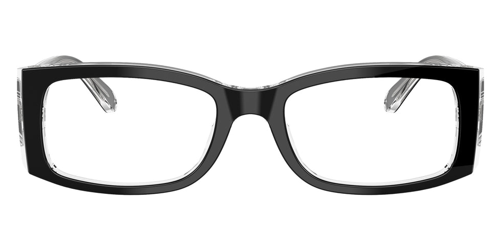 Ray-Ban® RX5434 RX5434 2034 54 Eyeglasses - Black On Transparent
