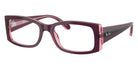 Ray-Ban® RX5434 RX5434 8364 54 Eyeglasses - Violet On Transparent Pink