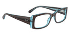 Ray-Ban® RX5434 RX5434 8366 54 Eyeglasses - Brown On Transparent Blue