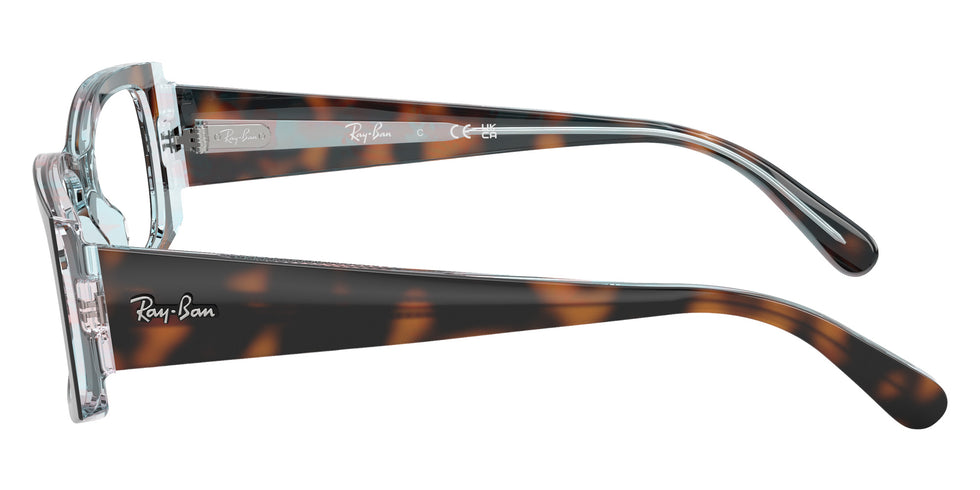 Ray-Ban® RX5434 RX5434 8401 54 Eyeglasses - Dark Havana On Multicolor
