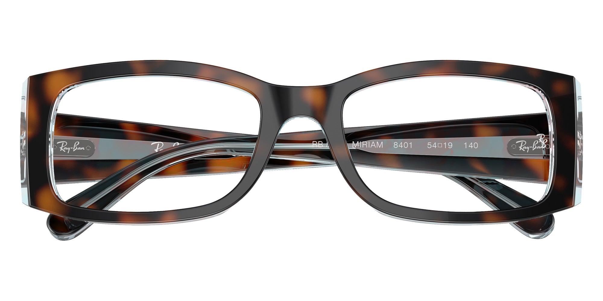 Ray-Ban® RX5434 RX5434 8401 54 Eyeglasses - Dark Havana On Multicolor