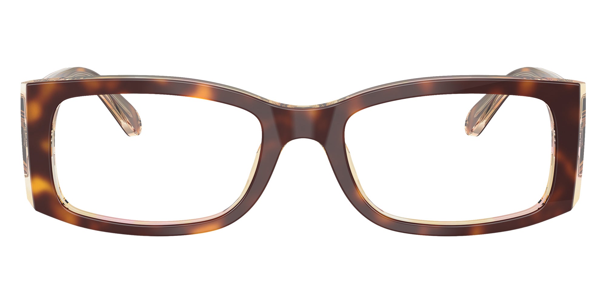 Ray-Ban® RX5434 RX5434 8402 54 Eyeglasses - Light Havana On Multicolor