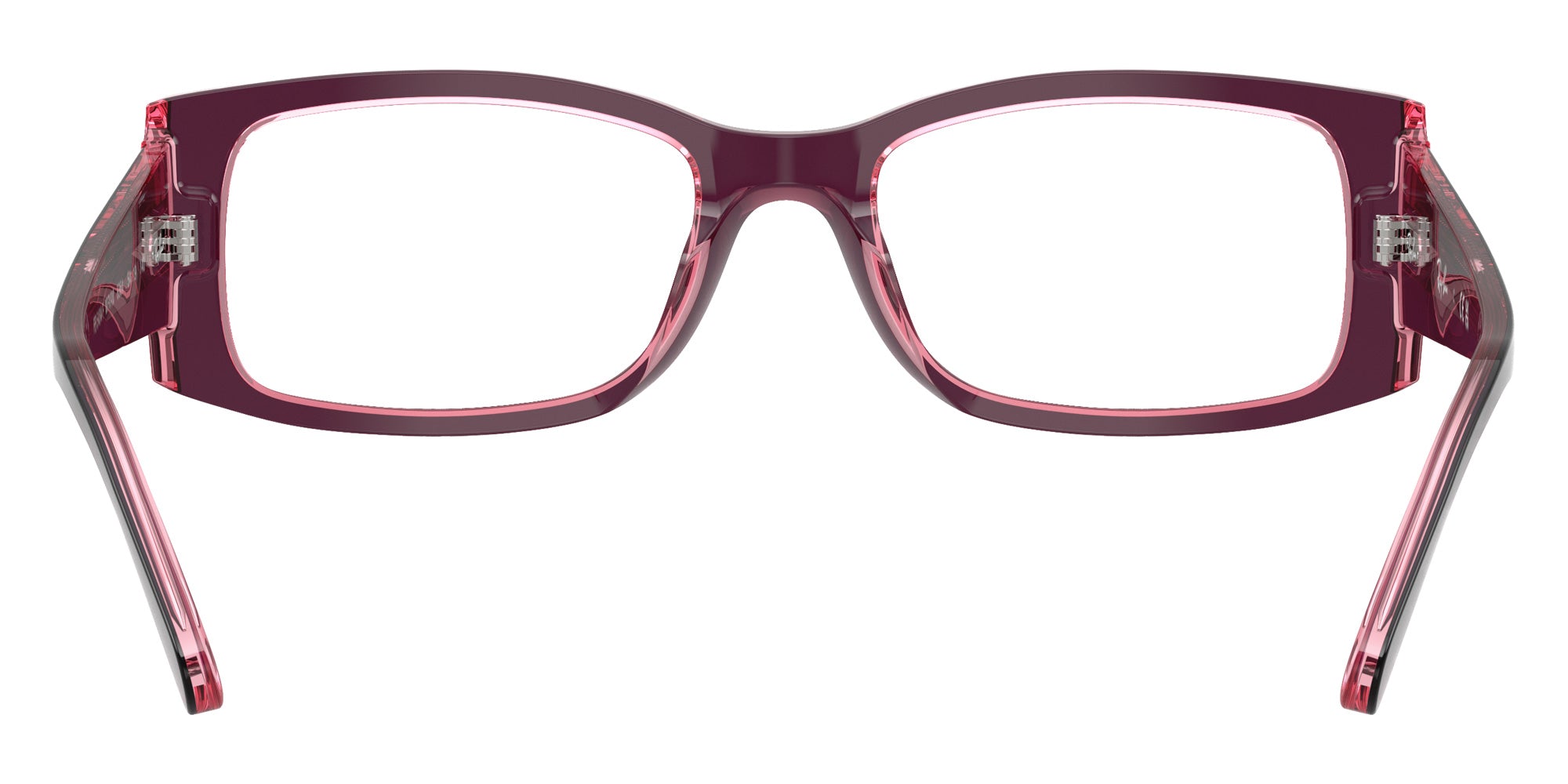 Ray-Ban® RX5434F RX5434F 8364 54 Eyeglasses - Violet On Transparent Pink