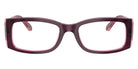 Ray-Ban® RX5434F RX5434F 8364 54 Eyeglasses - Violet On Transparent Pink