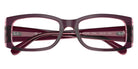 Ray-Ban® RX5434F RX5434F 8364 54 Eyeglasses - Violet On Transparent Pink