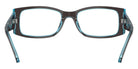 Ray-Ban® RX5434F RX5434F 8366 54 Eyeglasses - Brown On Transparent Blue