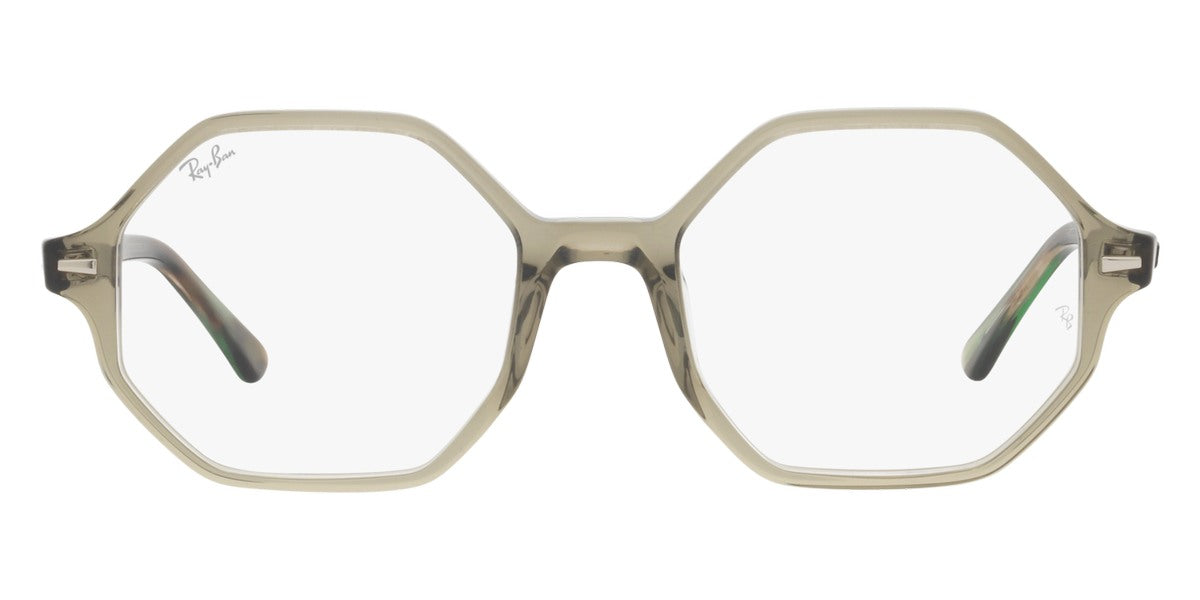 Ray-Ban® BRITT 0RX5472 RX5472 8178 54 - Transparent Green Eyeglasses
