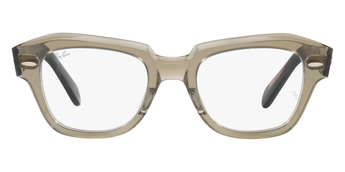 Ray-Ban® STATE STREET 0RX5486 RX5486 8178 48 - Transparent Green Eyeglasses