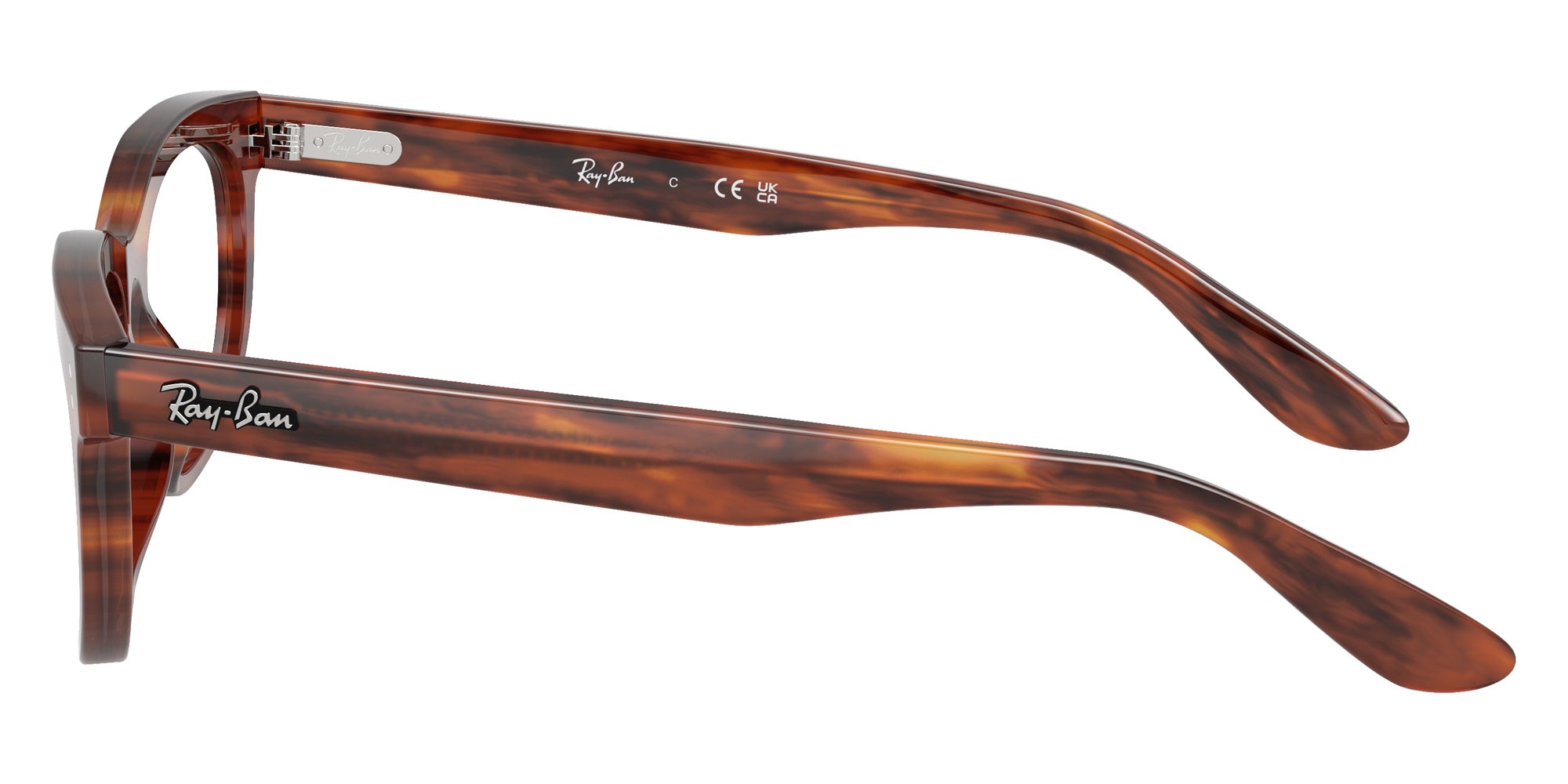 Ray-Ban® RX5489 RX5489 2144 54 Eyeglasses - Striped Havana