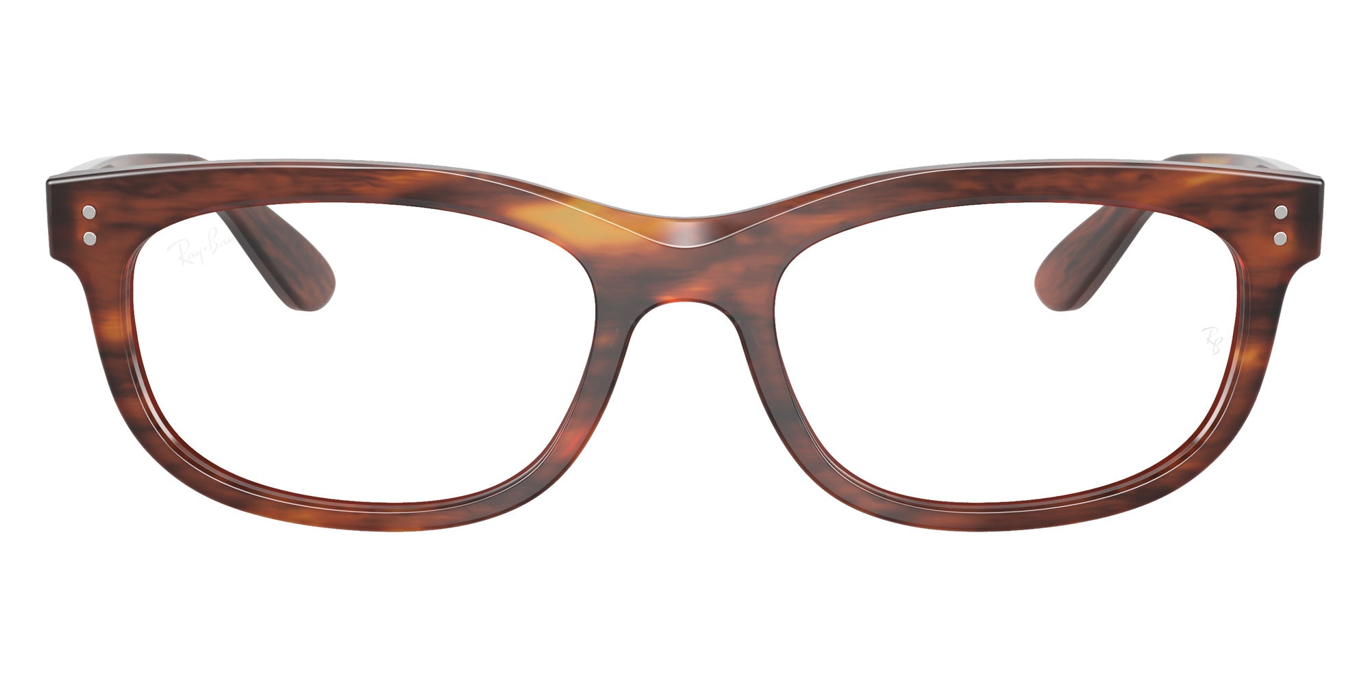 Ray-Ban® RX5489 RX5489 2144 54 Eyeglasses - Striped Havana