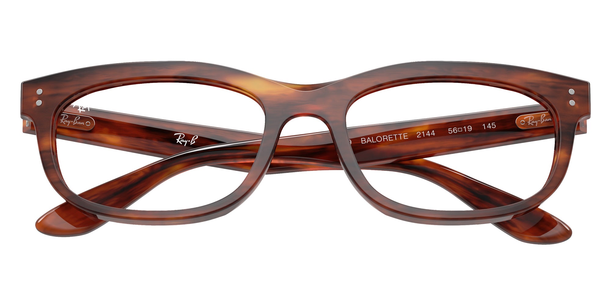 Ray-Ban® RX5489 RX5489 2144 54 Eyeglasses - Striped Havana