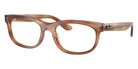 Ray-Ban® RX5489 RX5489 8399 56 Eyeglasses - Striped Brown