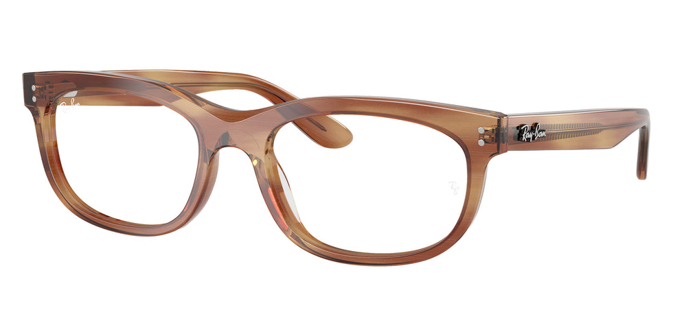 Ray-Ban® RX5489 RX5489 8399 56 Eyeglasses - Striped Brown