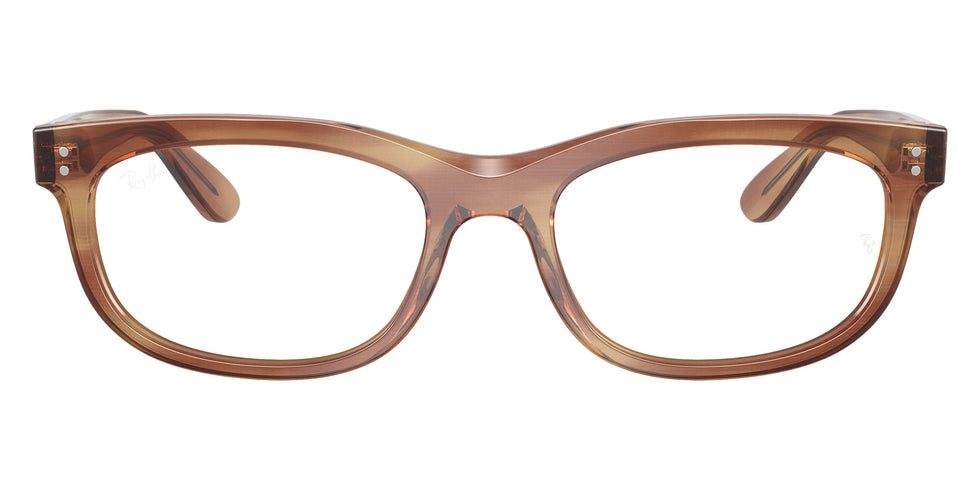 Ray-Ban® RX5489 RX5489 8399 56 Eyeglasses - Striped Brown