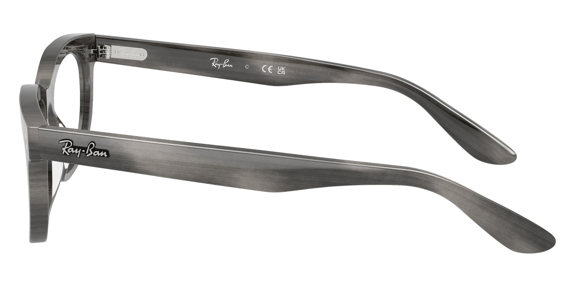 Ray-Ban® RX5489 RX5489 8400 56 Eyeglasses - Striped Gray