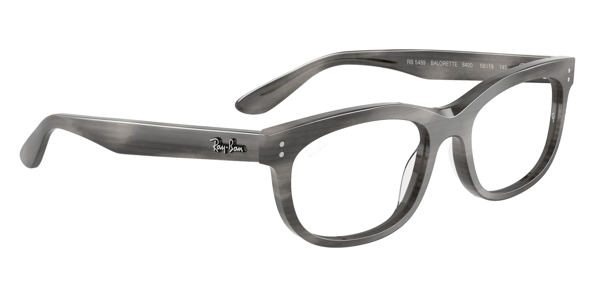 Ray-Ban® RX5489 RX5489 8400 56 Eyeglasses - Striped Gray
