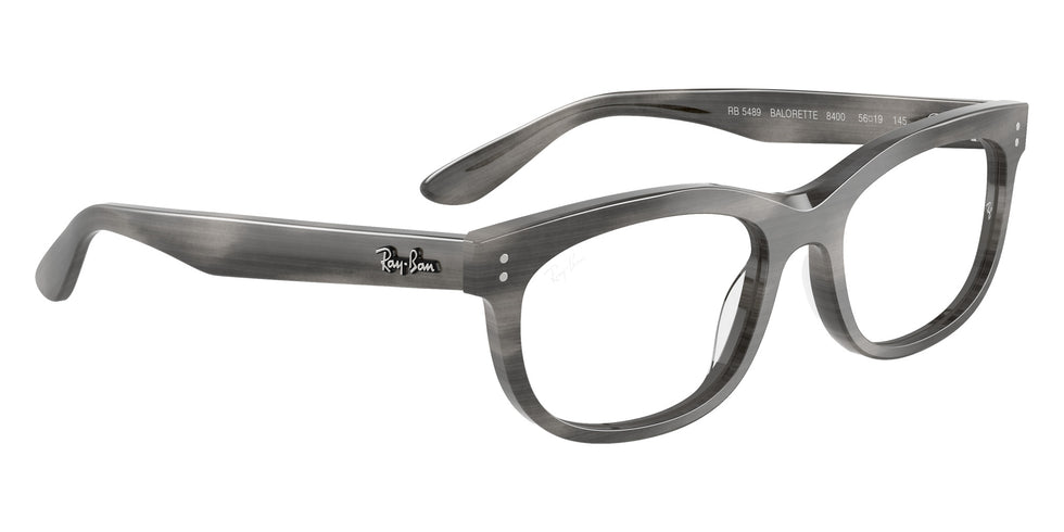 Ray-Ban® RX5489 RX5489 8400 56 Eyeglasses - Striped Gray