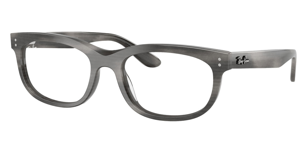 Ray-Ban® RX5489F RX5489F 8400 54 Eyeglasses - Striped Gray