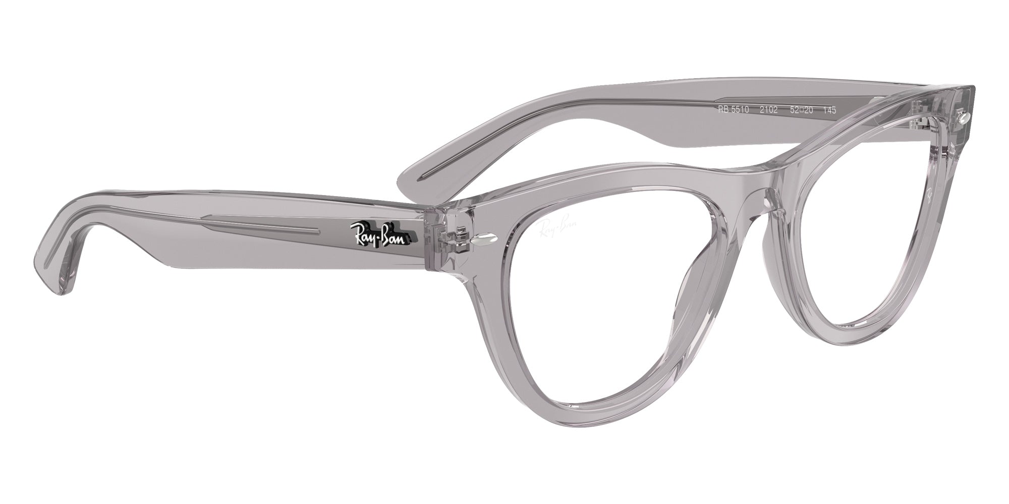 Ray-Ban® RX5510 RX5510 2102 52 Eyeglasses - Light Gray