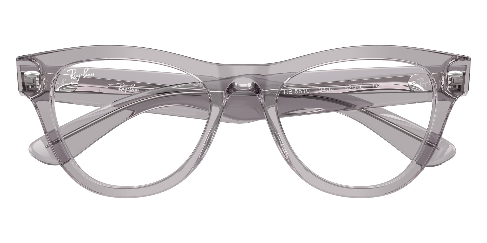 Ray-Ban® RX5510 RX5510 2102 52 Eyeglasses - Light Gray