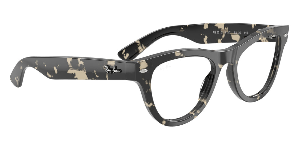 Ray-Ban® RX5510 RX5510 8117 50 Eyeglasses - Gray Tortoise