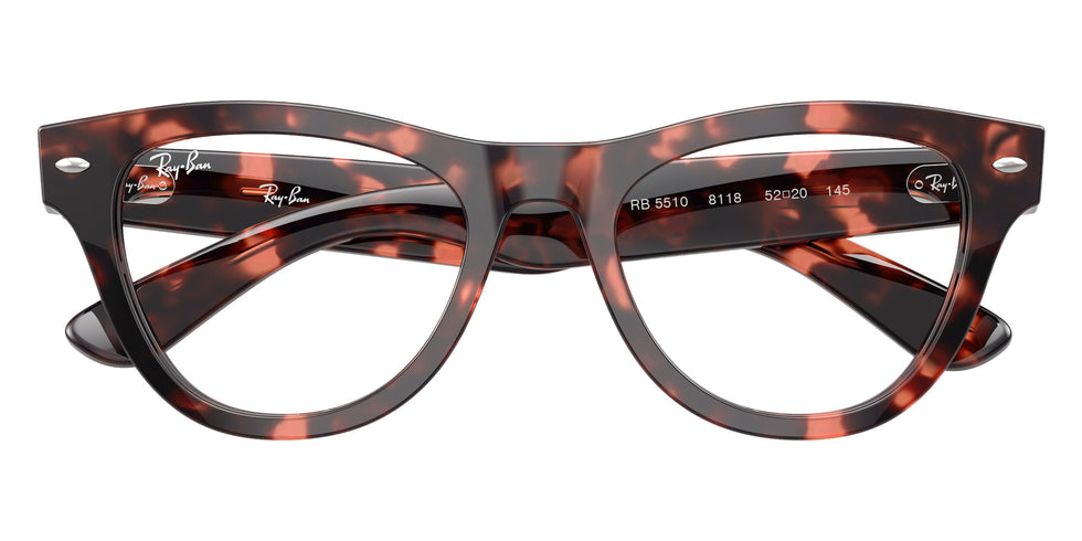 Ray-Ban® RX5510 RX5510 8118 52 Eyeglasses - Pink Tortoise
