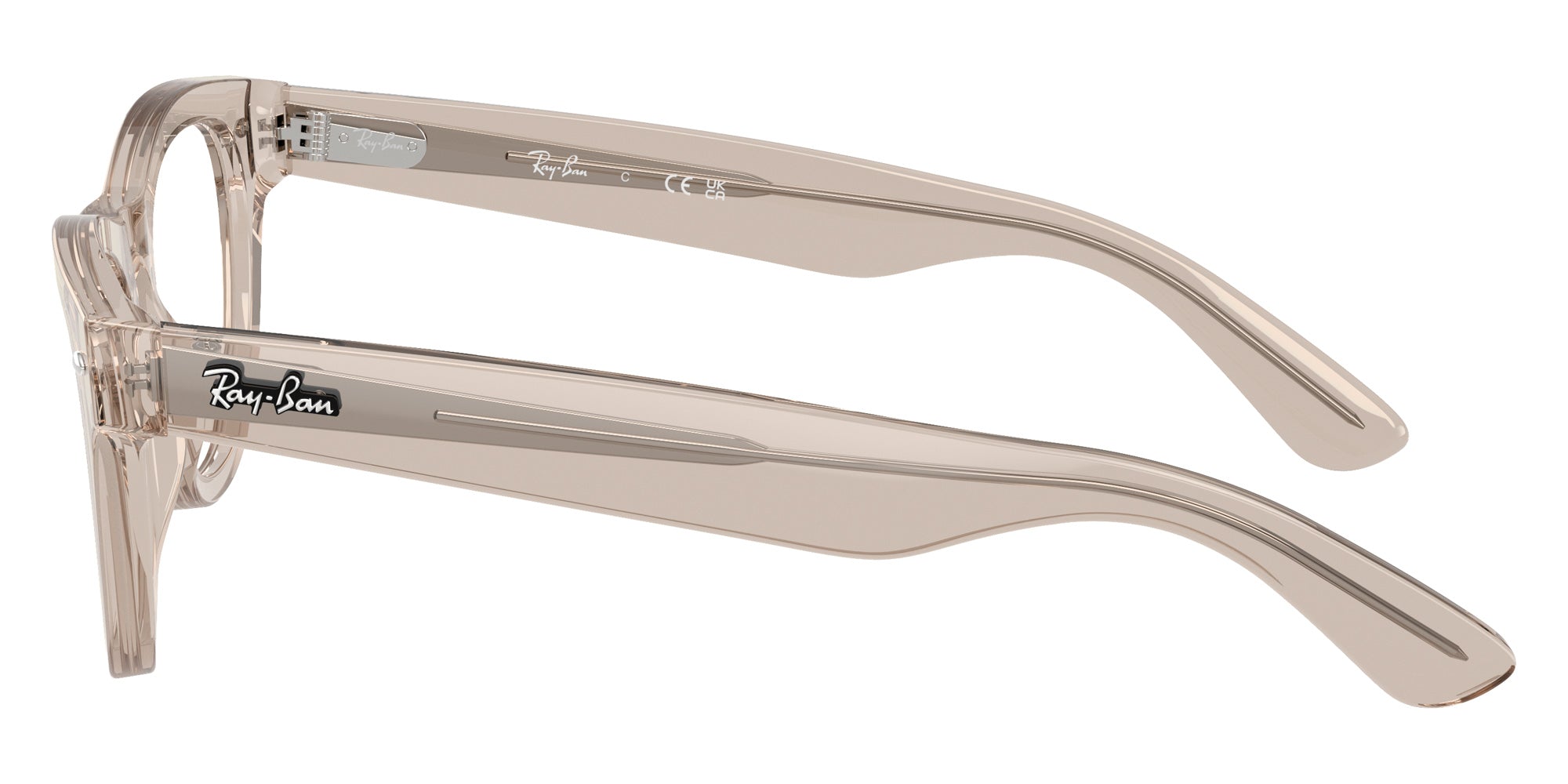 Ray-Ban® RX5510 RX5510 8449 52 Eyeglasses - Transparent Light Brown