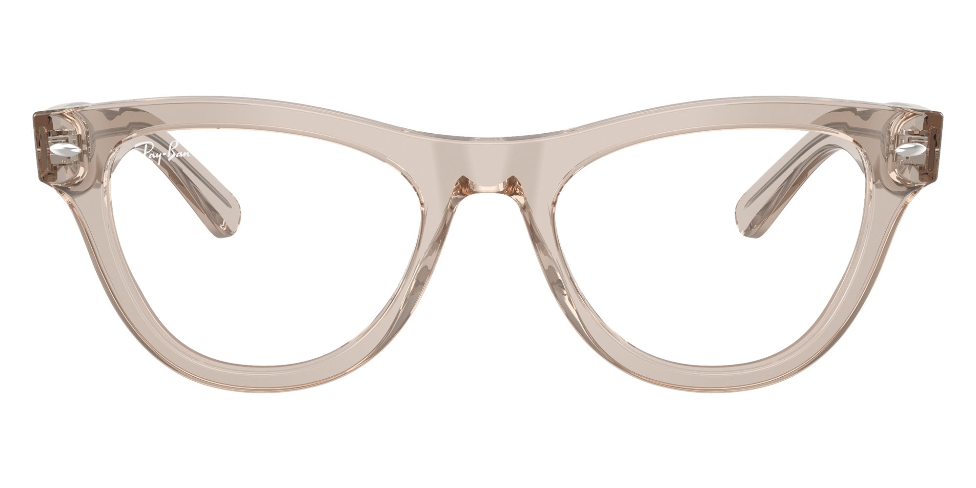 Ray-Ban® RX5510 RX5510 8449 52 Eyeglasses - Transparent Light Brown