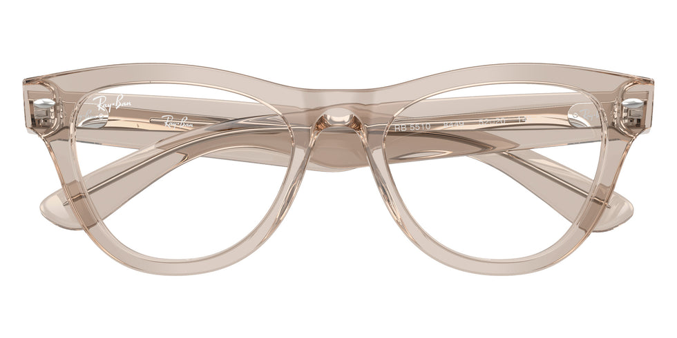 Ray-Ban® RX5510 RX5510 8449 52 Eyeglasses - Transparent Light Brown