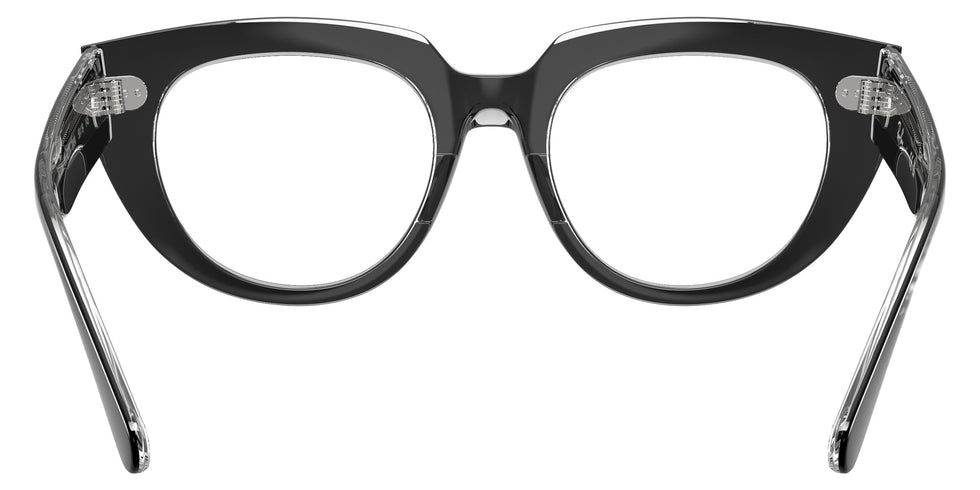 Ray-Ban® RX5586 RX5586 2034 48 Eyeglasses - Black On Transparent