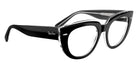Ray-Ban® RX5586 RX5586 2034 48 Eyeglasses - Black On Transparent