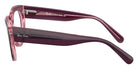 Ray-Ban® RX5586 RX5586 8364 48 Eyeglasses - Violet On Transparent Pink