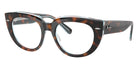 Ray-Ban® RX5586 RX5586 8401 50 Eyeglasses - Dark Havana On Multicolor