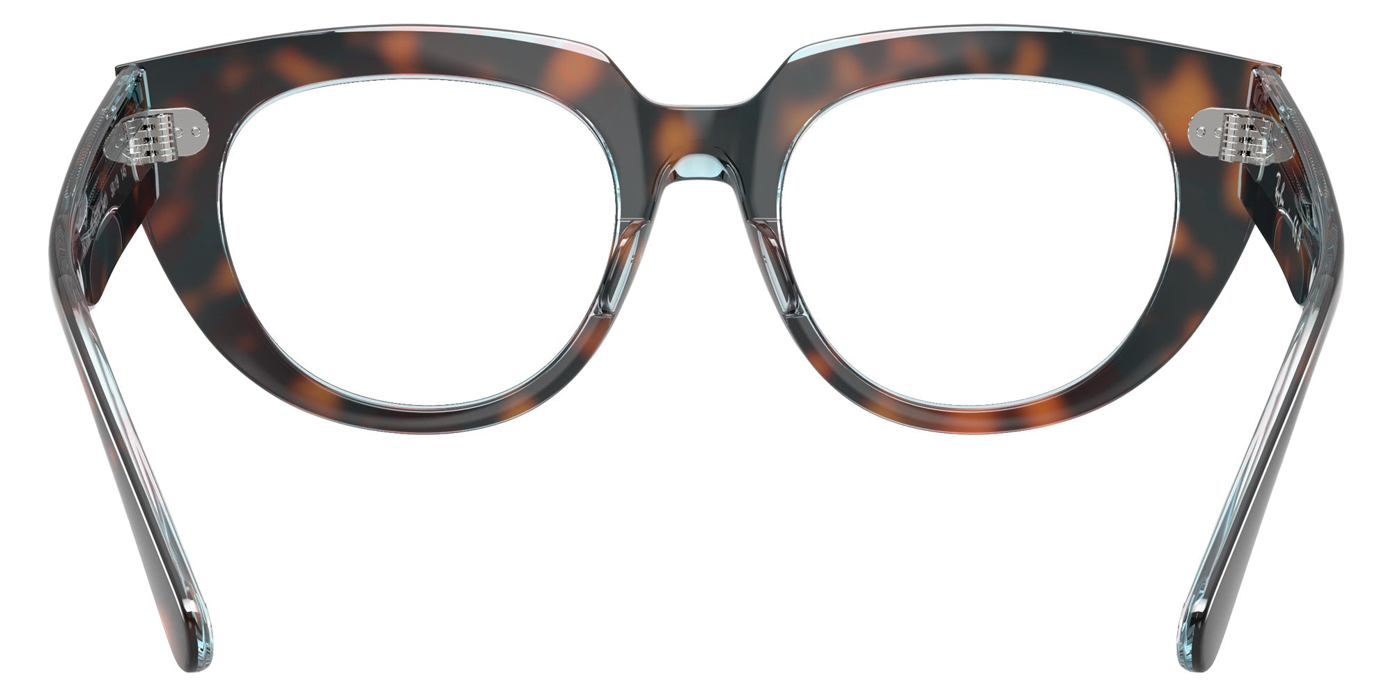 Ray-Ban® RX5586 RX5586 8401 50 Eyeglasses - Dark Havana On Multicolor