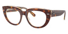Ray-Ban® RX5586 RX5586 8402 50 Eyeglasses - Light Havana On Multicolor