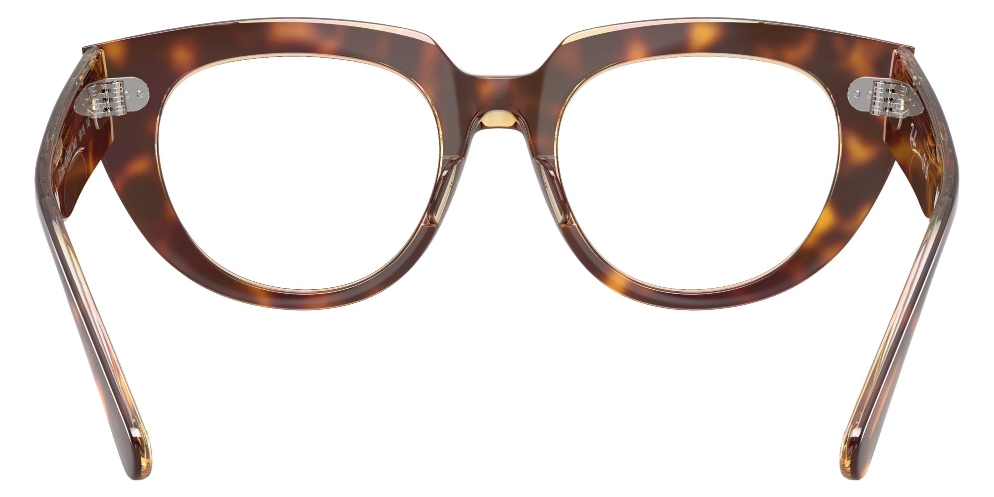 Ray-Ban® RX5586 RX5586 8402 50 Eyeglasses - Light Havana On Multicolor