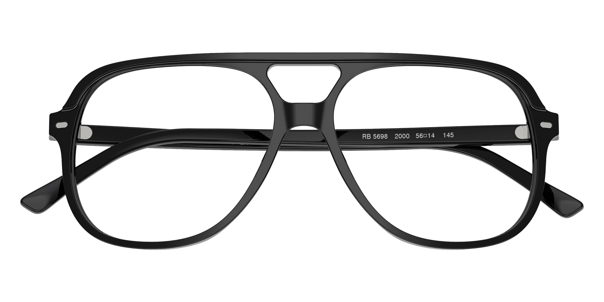 Ray-Ban® RX5698 RX5698 2000 56 Eyeglasses - Black