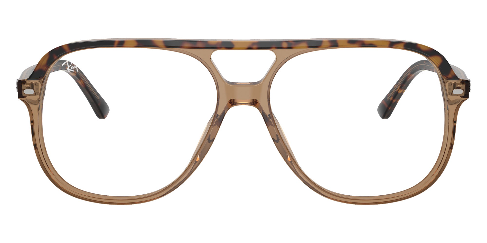 Ray-Ban® RX5698 RX5698 8109 56 Eyeglasses - Havana On Transparent Brown