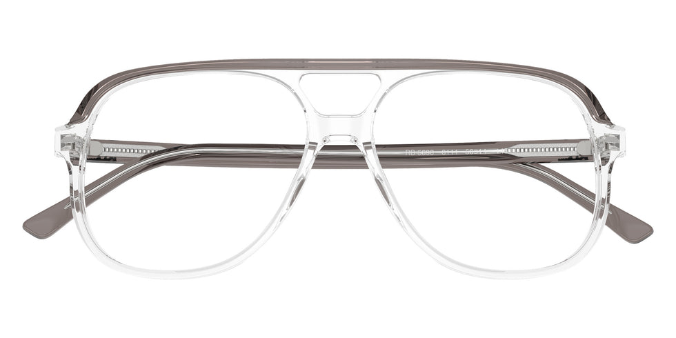 Ray-Ban® RX5698 RX5698 8111 56 Eyeglasses - Gray Transparent