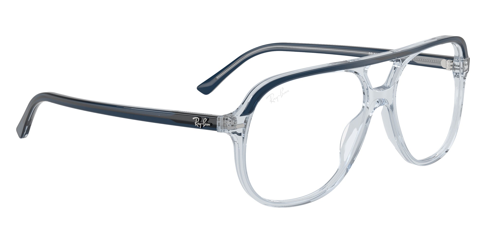 Ray-Ban® RX5698 RX5698 8324 56 Eyeglasses - Blue Transparent
