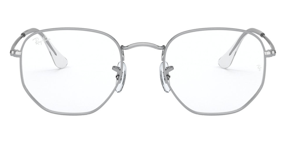 Ray-Ban® Hexagonal RX6448 RX6448 2501 48 - Silver Eyeglasses