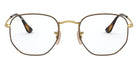 Ray-Ban® Hexagonal RX6448 RX6448 2991 54 - Black On Arista Eyeglasses