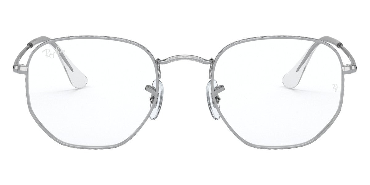 Ray-Ban® HEXAGONAL 0RX6448F RX6448F 2501 56 - Silver Eyeglasses