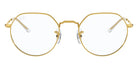 Ray-Ban® Jack RX6465 RX6465 3136 49 - Matte Petroleum on Arista Eyeglasses
