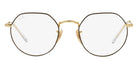 Ray-Ban® Jack RX6465F RX6465F 2890 53 - Matte Black on Arista Eyeglasses