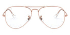 Ray-Ban® Aviator RX6489 RX6489 3094 55 - Rose Gold Eyeglasses