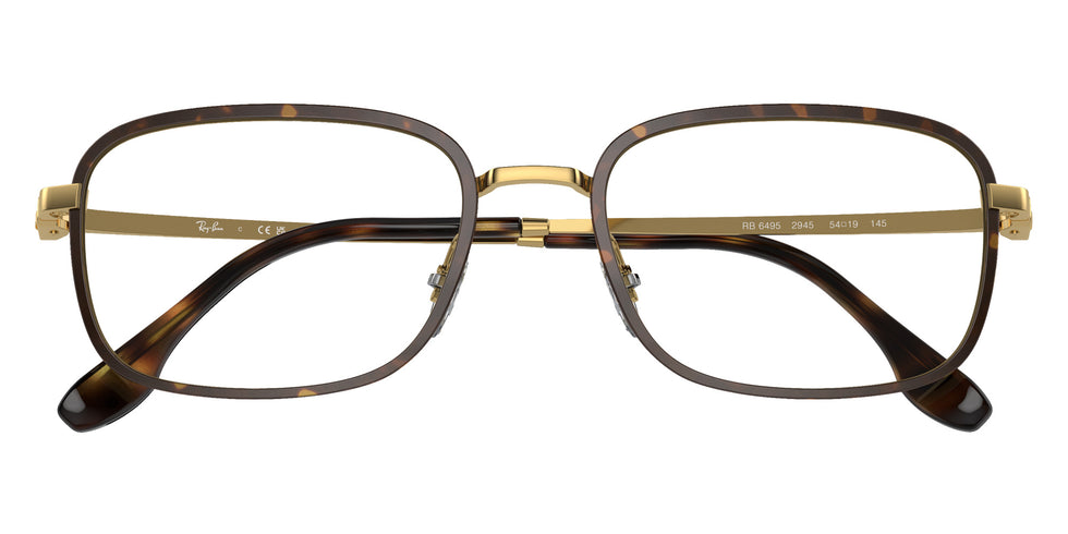 Ray-Ban® RX6495 RX6495 2945 54 Eyeglasses - Gold