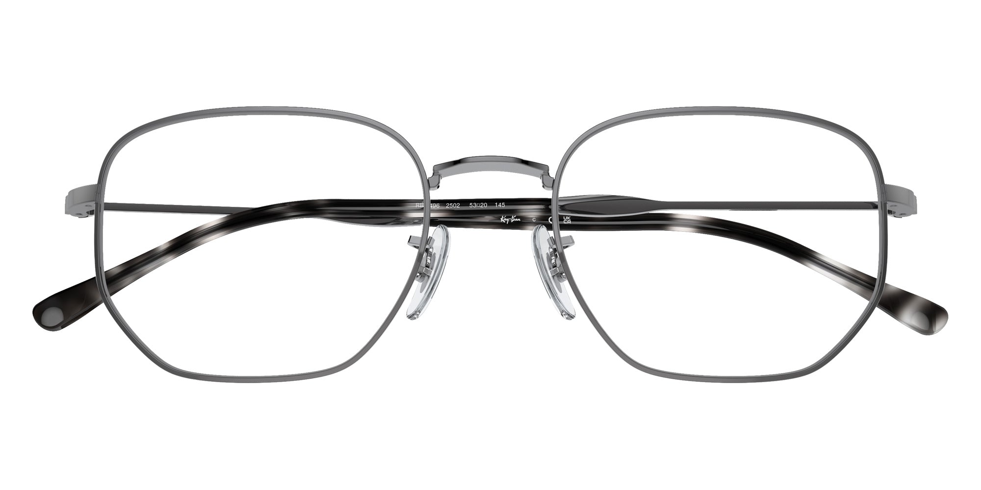 Ray-Ban® RX6496 RX6496 2502 51 Eyeglasses - Gunmetal