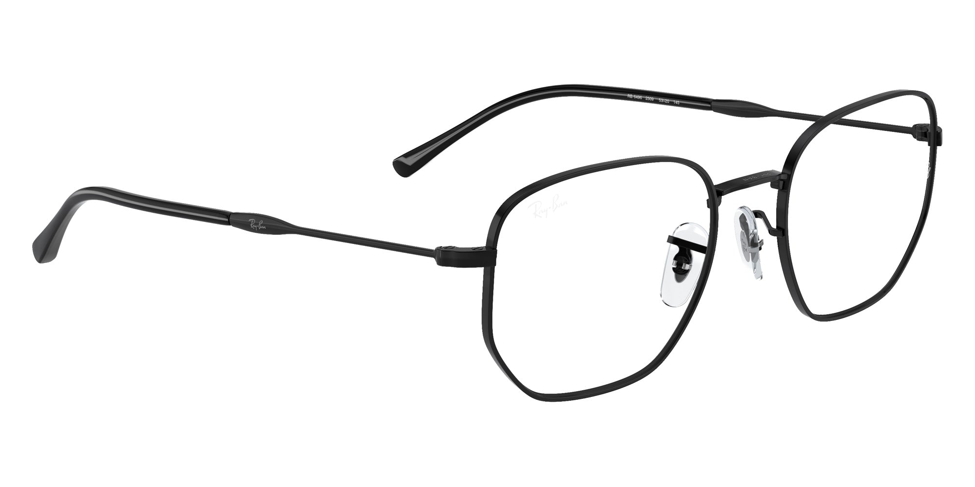 Ray-Ban® RX6496 RX6496 2509 53 Eyeglasses - Black