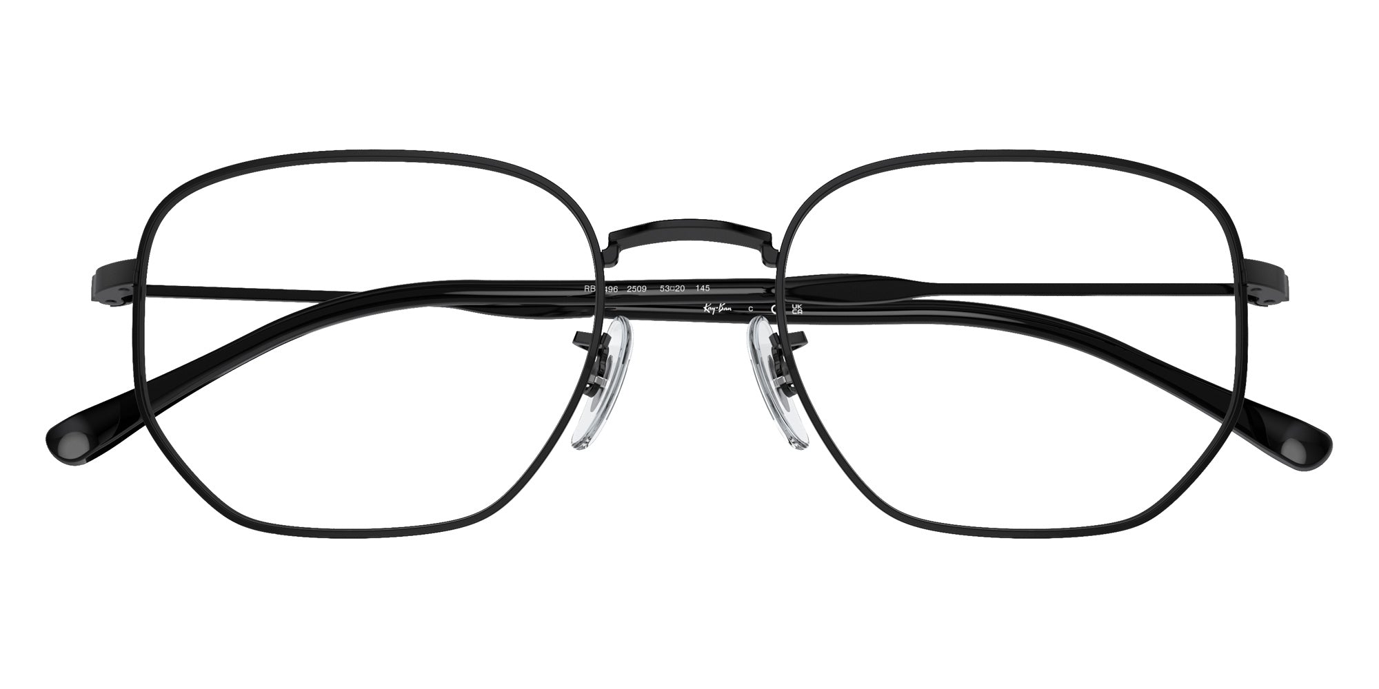 Ray-Ban® RX6496 RX6496 2509 53 Eyeglasses - Black